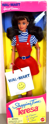 1997 Playline Coll Walmart Special Edition SHOPPING TIME Vintage TERESA Barbie
