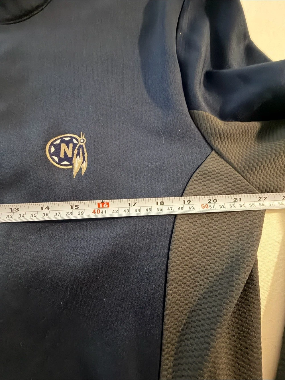 Antigua Men’s L Navy Blue Full Zip Performance Jacket Gold Logo - product detail image 9