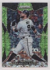 2019 Panini Prizm Lime Green Donut Circle Prizm 81/199 Brandon Belt #33 0v9m