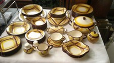 VERNONWARE ORGANDIE PLATES BOWLS SERVING PCS ...