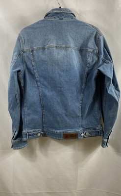 Zadig & Voltaire Women's Kase Denim Jacket Light Blue Zip Up NWT