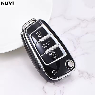 Audi Auto Schlüssel Fernbedienung Cover Case Schlüsselanhänger passt A1 S1 A3 S3 A4 S4 A5 S5 A6 TT Q3 Q7 S