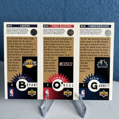 Kobe Bryant Rookie GOLD Garnett O'NEAL 1996-97 UD Collectors