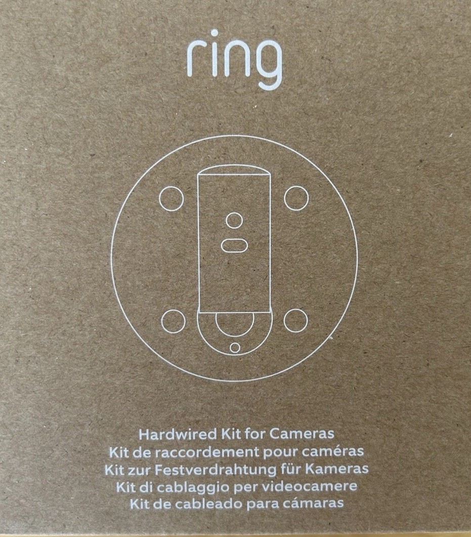 Hardwired Ring Kit for Spotlight Cam Plus Spotlight Cam Pro White