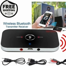 Bluetooth 5.0 Transmitter Receiver 2 in 1 Wireless Audio Adapter 3.5mm AUX Jack
