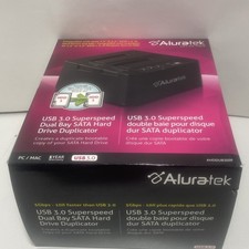 eSATA USB 2.0 2.5  / 3.5  SATA Hard Drive Docking Enclosure - unused