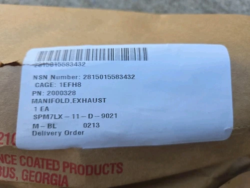 New Genuine Cat 212-3664 Exhaust Manifold For 3126, 3126B, 3126E, & C7 Engines