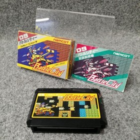 NAMCOT Famicom Soft Battle City Used