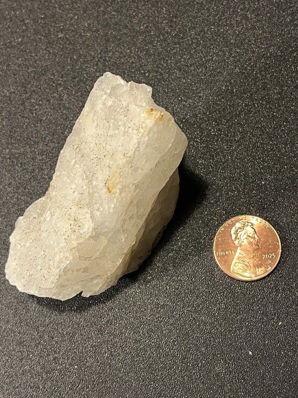 Raw Milky White Quartz Crystal. Very Hard, Used In Jewelry & Glassmaking 2.9 Oz.