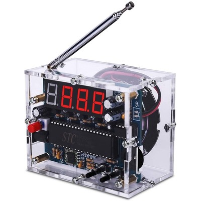 DIY FM Digital Radio Kit Adjustable Receiver 87-108MHz Radio Module DIY9082