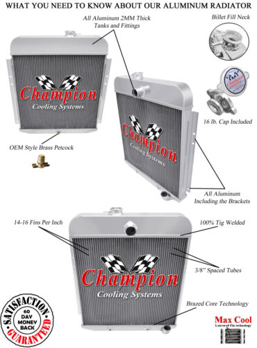 1949 1950 Plymouth P19 3 Row CA Radiator - Bild 5 von 7