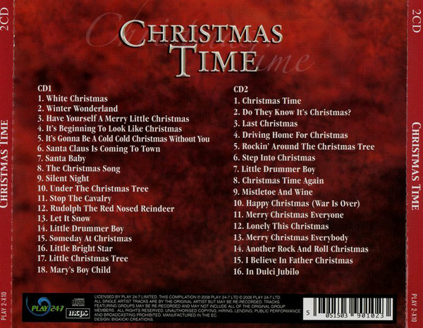 Christmas Time CD 2008 34 Tracks on 2 Discs for sale online | eBay