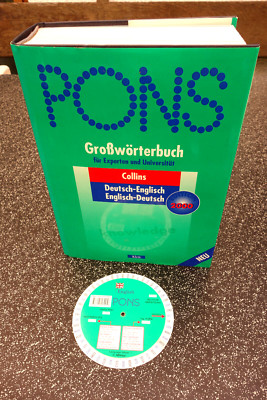PONS Großwörterbuch Experten + Uni * Collins 2000 (Deutsch-Englisch) Drehscheibe