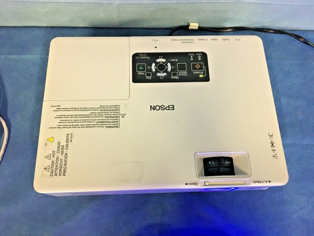 Epson LCD Projector EMP-1715 83HR Bulb, with Accessories Bundle