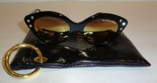 Victoria's Secret VS0009 Black Gold Rhinestone New Women's Cat Eye Sunglasses