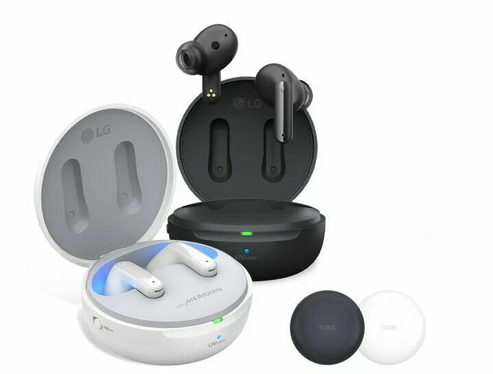 LG Tone Free Tone-TFP9 v5.2 Active Noise Canceling Plug/Wireless UV Nano / Black - Image 4 of 4