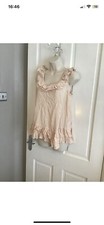 Primark Atmosphere Pink Frill Top Size 10