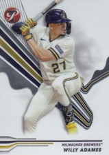 WILLY ADAMES TOPPS PRISTINE BASE MILWAUKEE BREWERS #165 2024 24