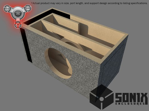 Stage 2 Ported Subwoofer Mdf Enclosure For Jl Audio 10w6v2 Sub Box Ebay