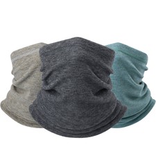 Winter Fleece Warmer Neck Gaiter Skiing Windproof Face Mask Scarf for Men Women