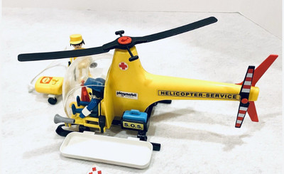 PLAYMOBIL 3247 Hélicoptère Boite Vintage System Klicky (ssc06