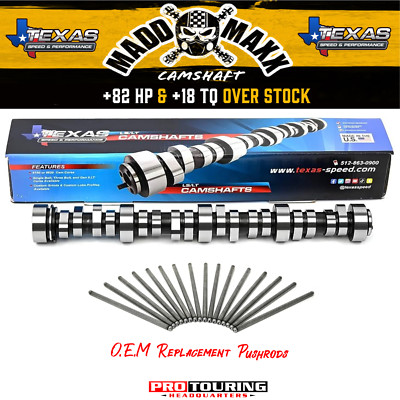 Texas Speed GM LS Madd Maxx Camshaft OE Replacement 7.400 Pushrods 5.3L 6.0L