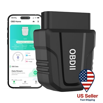 OBD2 Scanner Bluetooth 5.4 by MMOBIEL - Car Scanner for iPhone iOS & Android