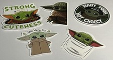 Baby Yoda Sticker 5 pack 