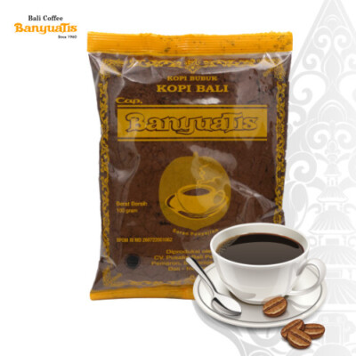 BanyuaTis Bali Coffee Kopi Bali Regular Bag Powder Kopi Bubuk 200g