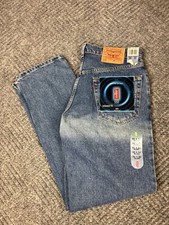 Vintage Levis 550 Jeans Adult 32x32 Relaxed Fit Light Wash Red Tab Mens NWT