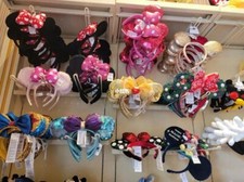 2025 Disney Parks Loungefly Mickey Ears Rapunzel Cinderella Belle Anna Headband