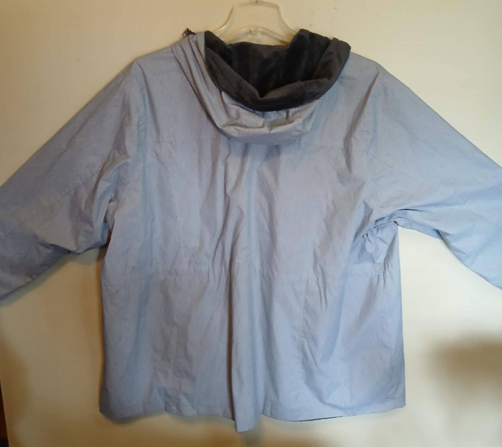 Free Country Ladies Plus SIze 3X Gray Reversible Zip Up Jacket