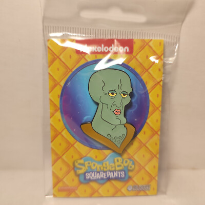 Spongebob Squarepants Handsome Squidward Enamel Pin Official Collectible Brooch