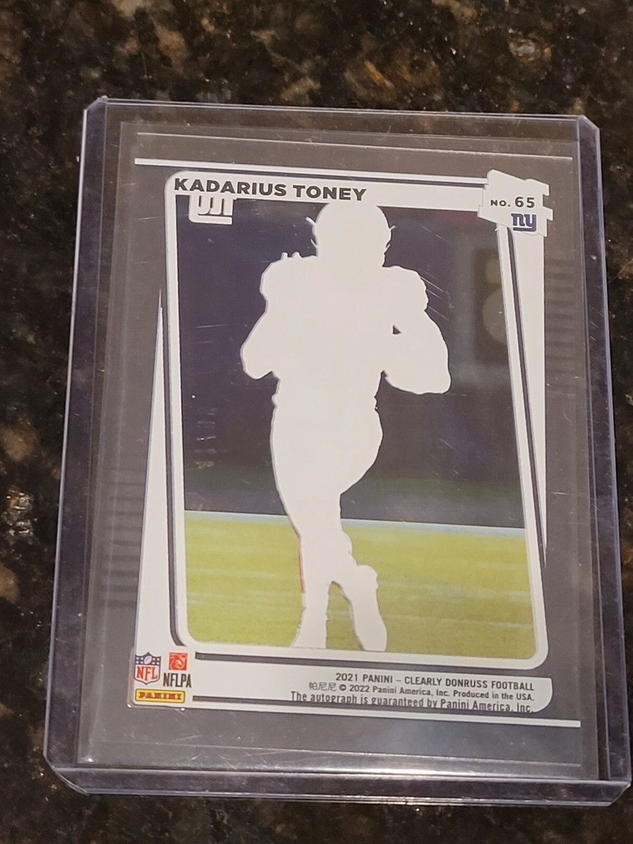 2021 Kadarius Toney 13 CARD RC LOT! Clearly Donruss AUTO