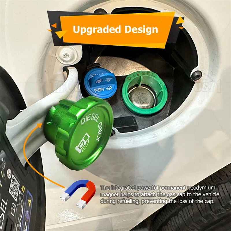 Tapa del tanque de combustible diésel compatible con 2019 2020 2021 2022 23 24 Ram 1500-2500-3500 82215782 Foto 4 de 4