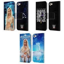 OFFICIAL WWE CHARLOTTE FLAIR LEATHER BOOK WALLET CASE FOR APPLE iPOD TOUCH MP3