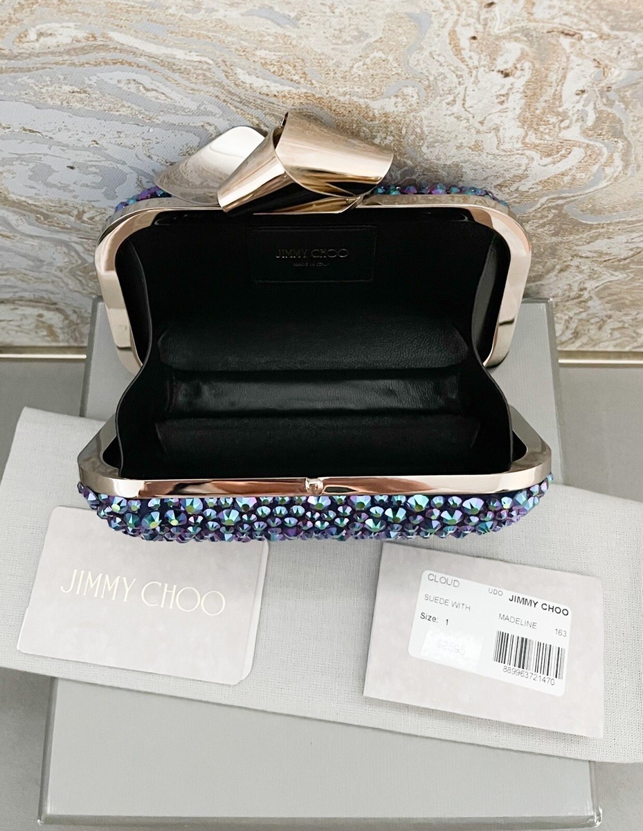 Jimmy Choo Cloud Crystal Strass Embellished Clutch | eBay