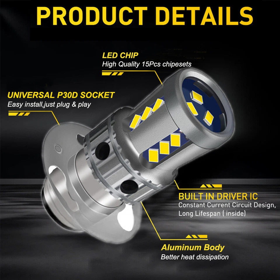 3020 светодиодных ламп для фар CHEVROLET 1937-1939 CROSLEY 1940 FORD 1935-1939 x 2 - Изображение 3 из 4