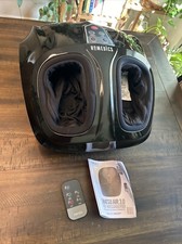 HOMEDICS Shiatsu Air 3.0 Foot Massager With Heat, Remote, and Manual Black