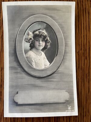 Grete Reinwald photo postcard RPPC VICTORIAN Stunning