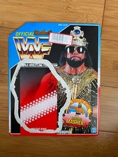 WWE MACHO KING RANDY SAVAGE HASBRO WRESTLING FIGURE BACKING CARD WWF SERIES 2