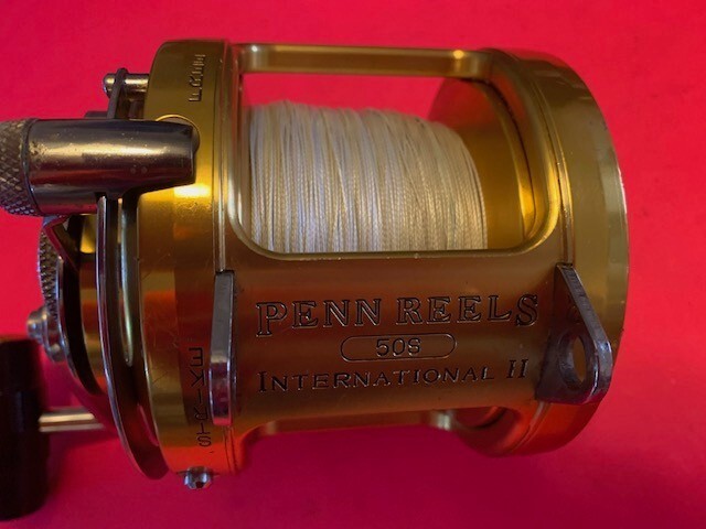 ペン インターナショナル Ⅱ 20T PENN INTERNATIONAL II 50S 2-SPEED LEVER DRAG TROLLING FISHING REEL