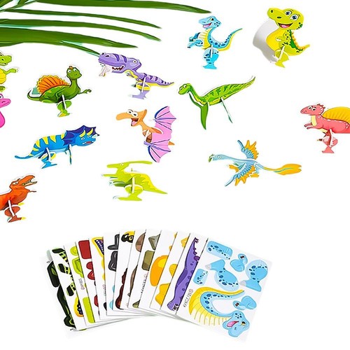 Rompecabezas de dibujos animados 3D para niños de 4 a 8 años rompecabezas educativo de insectos animales R3U9 - Imagen 13 de 23