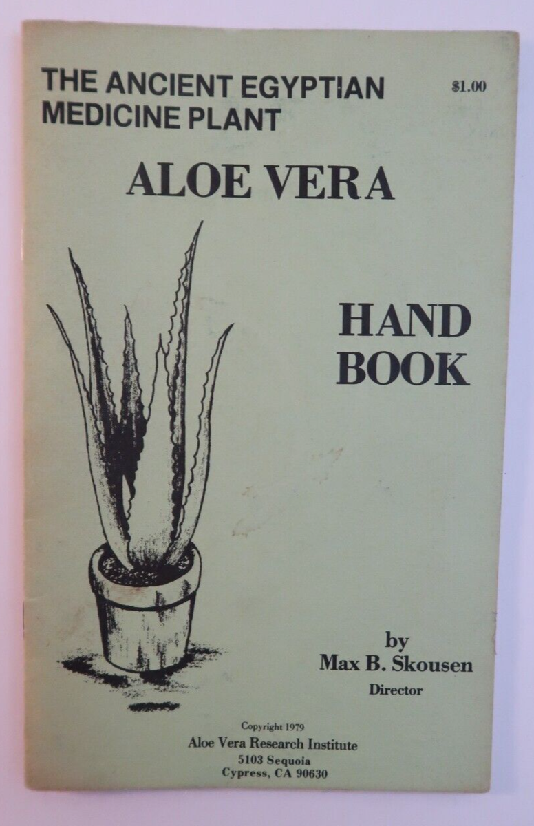 The Ancient Egyptian Medicine Plant Aloe Vera Hand Book Max