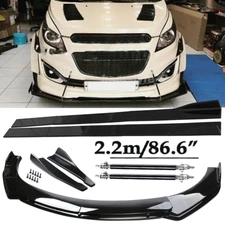 Front Bumper Lip Spoiler Side Skirts Rear For Chevrolet Spark 2011-22 Body Kits