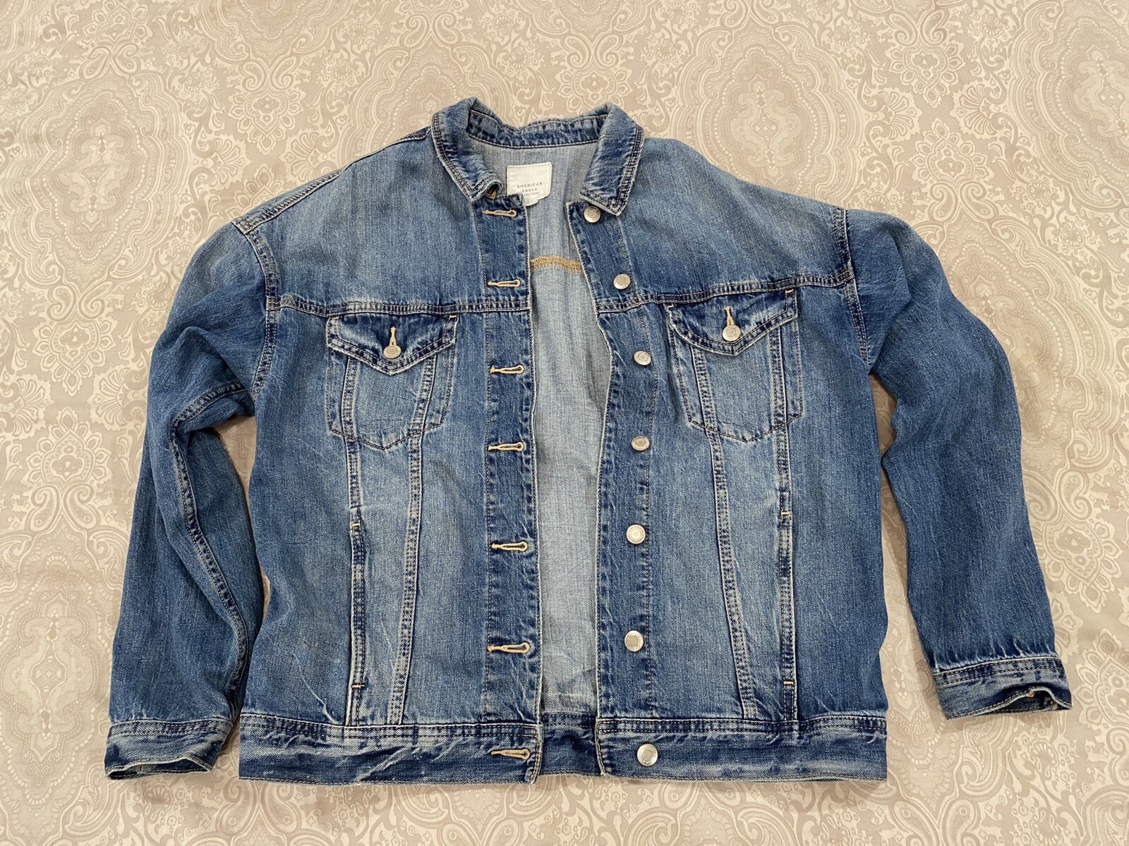 american eagle boyfriend denim jacket