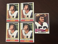1974 topps #25 Jack Reynolds rookie Los Angeles Rams lot 5