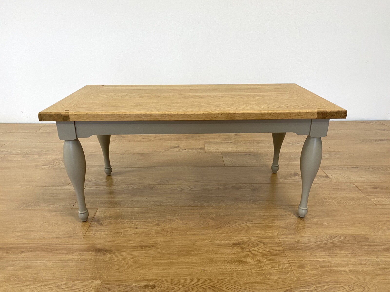 WILLIS AND GAMBIER MALVERN COFFEE TABLE PAINTED WITH SOLID OAK TOP
