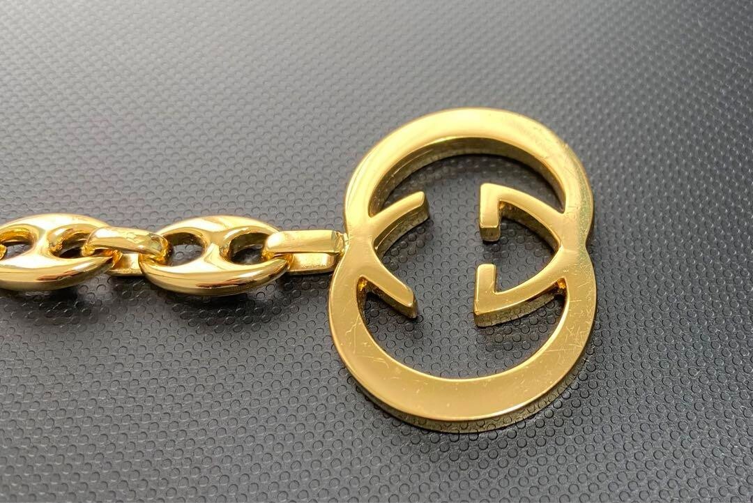 GUCCI ゴールド キーリング 中古・古着通販】GUCCI (グッチ) キーリング ゴールド｜ブランド