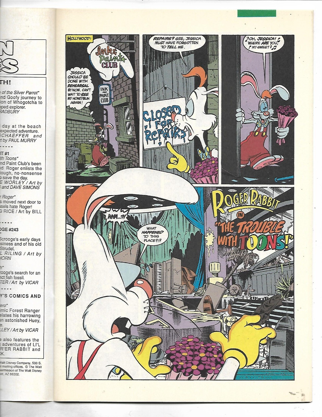 Roger Rabbit #1, 1990, 9.8, NEAR MINT/MINT, Fabulous 1st Disney Comics ...